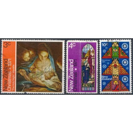 Christmas - New Zealand 1971 - F H - SG 964/6