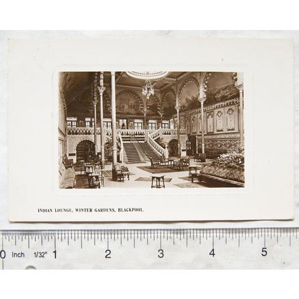 1908 postcard Indian Lounge, Winter Gardens, Blackpool