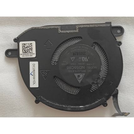 Dell XPS 9320 13 Plus 0XTRJG 0WRH5K Left and Right Laptop cooling Fans