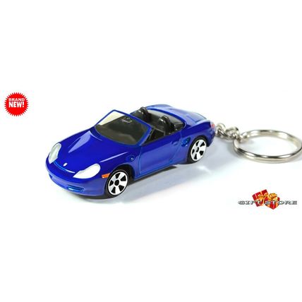 VERY RARE KEYCHAIN BLUE PORSCHE BOXSTER S 986 CUSTOM Ltd Ed.