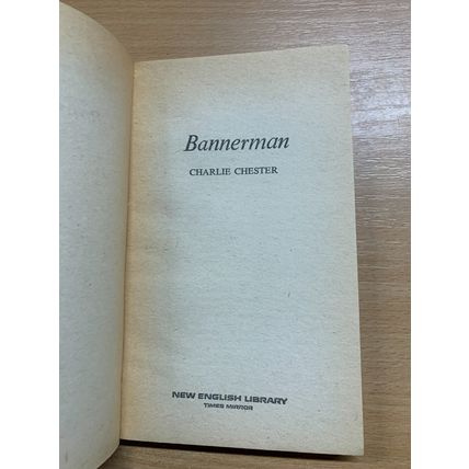 1975 CHARLIE CHESTER "BANNERMAN" CRIME FICTION VINTAGE PAPERBACK BOOK (P2)
