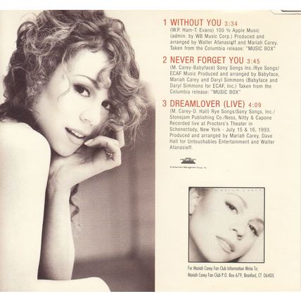 CD 12" Mariah Carey - Without you