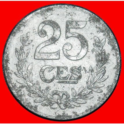 Ⰶ GERMANY (1919-1922): LUXEMBOURG ★ 25 CENTIMES 1920! LION★LOW START★NO RESERVE