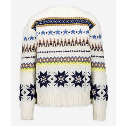 UNITED COLORS OF BENETTON Fairisle Becl Knit Wool Blend Patterned Jumper BNWT
