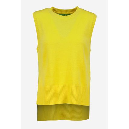 UNITED COLORS OF BENETTON Be Radical Wool Blend Sleeveless Knitted Top NEW