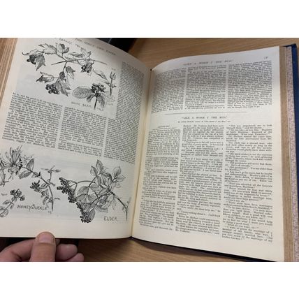 1893-94 "THE GIRL'S OWN ANNUAL" VOL 15 ILLUSTRATED 2.1kg HARDBACK BOOK (EV3)