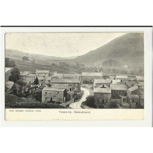 Yorkshire SWALEDALE Thwaite Postcard by Spencer