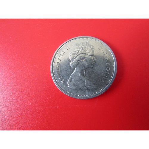 1975 QUEEN ELIZABETH II CANADA TWENTY FIVE CENTS FREE POST. AAU