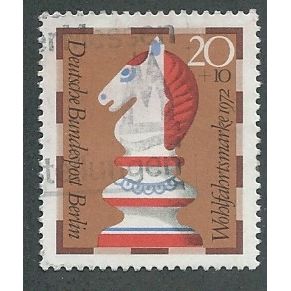 BERLIN -1972 20pf + 10 'HUMANITARIAN FUNDS' FINE USED (EBID44-791)