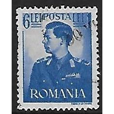 Mi 674: 6 L. + 1 L. ultramarine Aviation Fund: King Michael