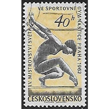 Mi 1316: 40 h. black/yellow World Gymnastics Championships.