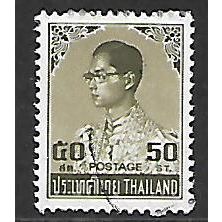 THAILAND 1973 50s GREEN KING BHUMIBOL SG 1032 FINE USED#