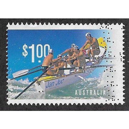 AUS 2007 $1.00 'YEAR OF THE SURF LIFESAVER ' FINE USED (EBID66-659)