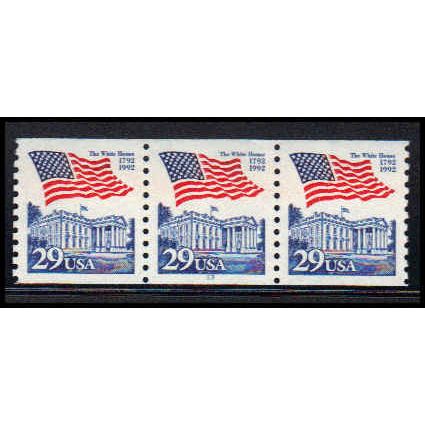 2609 29c U.S. Flag Over White House Very Fine MNH PNC 13/3 PA3241