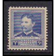 877 5c Dr. Walter Reed Fine MNH KA3539