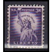 Used 1035 3c Statue of Liberty Very Fine KA5747