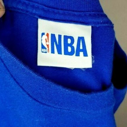 Golden State Warriors Basketball NBA Blue T-shirt Size L (T7B)