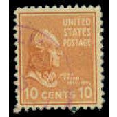 Used 815 10c John Tyler Fine M07946