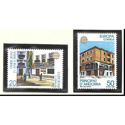 Andorra (Spanish Administration) Stamps Scott #205 To 206, Mint Never Hinged