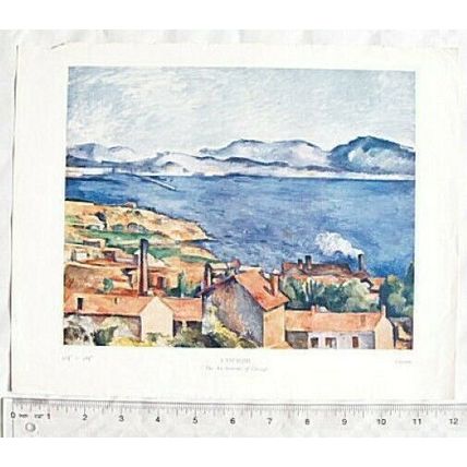 Illustration - l'estaque, Cezanne