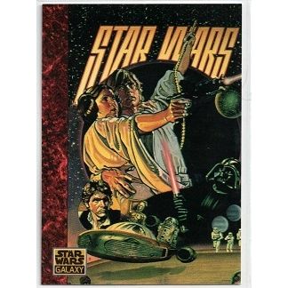 STAR WARS ' GALAXY series 1 ' card # 55 ( 1993 )