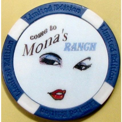 Mona's. Brothel Casino Chip. Elko, NV. BR15.