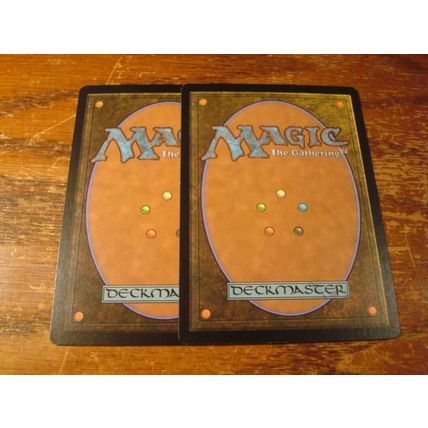 Magic The Gathering, MTG, 2-Cards, 1996, BOJUKA BOG, ex/nm