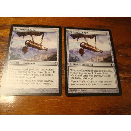 Magic The Gathering, MTG, 6-Cards, 1993-2009, EXPLORER"S SCOPE, ex-nm