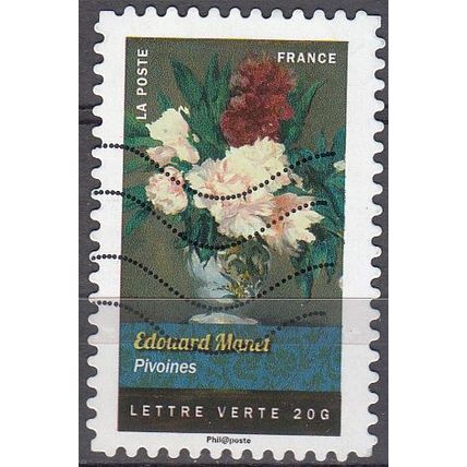 France 2015 Michel 6135 O Cote (????) ?.?? € Edouard Manet Pivoines
