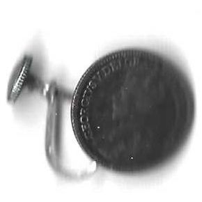 Canada Silver 5 cent Piece Earring