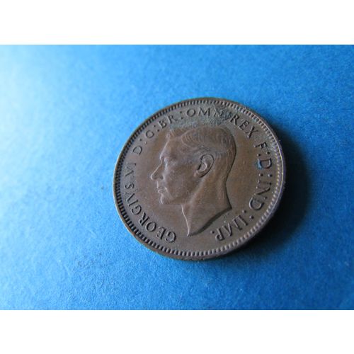 1945 GEORGE VI FARTHING FREE POST.COIN - 2. G