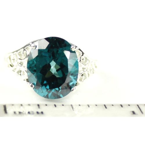 Paraiba Topaz, 925 Sterling Silver Ladies Ring, SR057