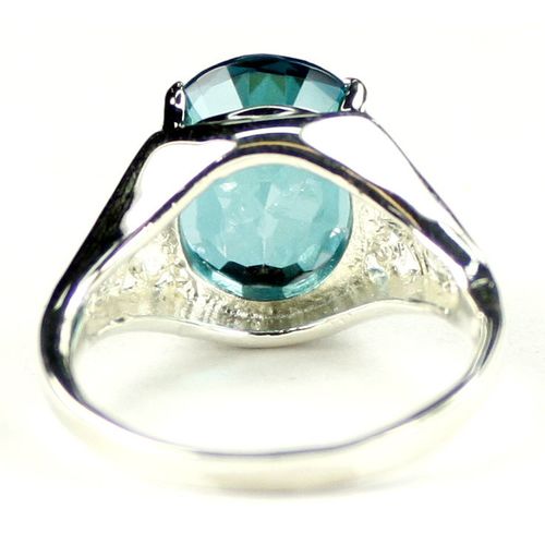 Paraiba Topaz, 925 Sterling Silver Ladies Ring, SR057