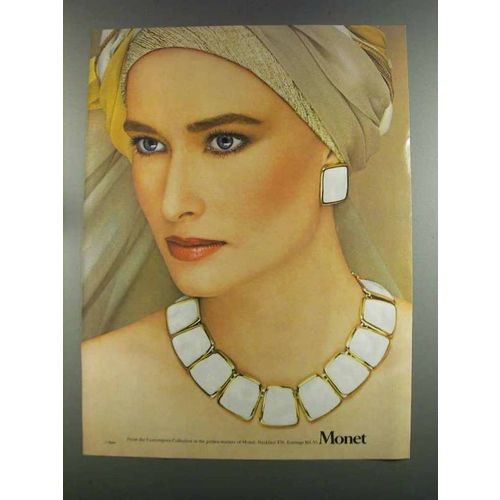 1982 Monet Contempora Collection Necklace & Earrings Ad