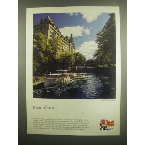 1984 Ontario Canada Ad - Room with a View