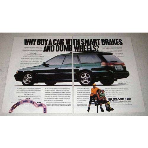 1994 Subaru All-Wheel Drive Legacy Ad - Smart Brakes