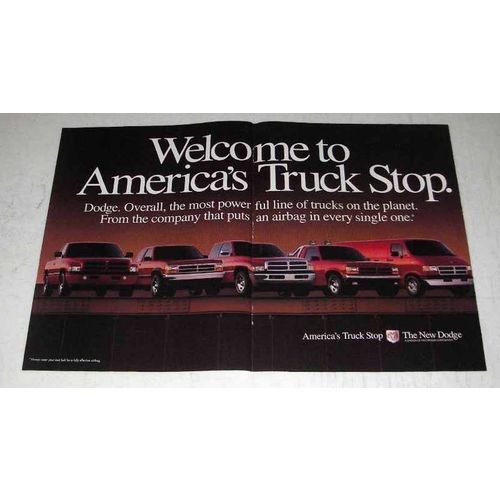 1995 Dodge Trucks Ad - America's Truck Stop