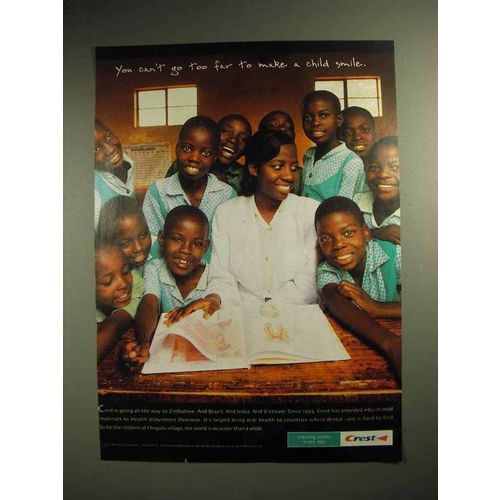 2000 Crest Toothpaste Ad - Make a Child Smile
