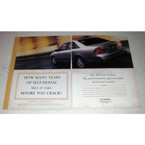 1999 Toyota Avalon Car Ad - Years of Self-Denial