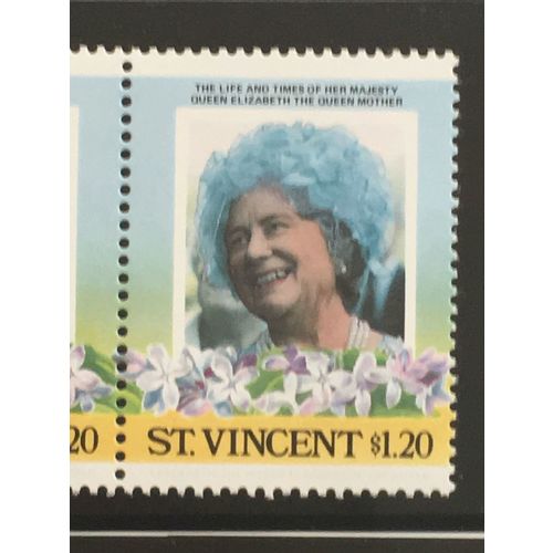 St Vincent 1985 Queen Elizabeth Mother $1.20 Unmounted Mint NM SG915 Sc863 stamp