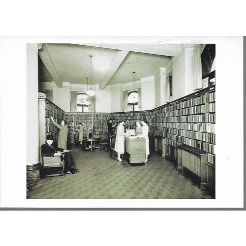 Liverpool - Boots Library, Church Street, 1938 - Museum repro postcard c.1990s