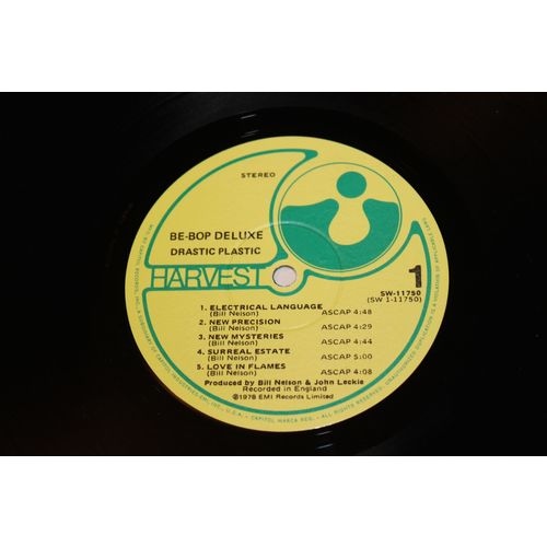 Be-Bop-Deluxe LP with Original Record Sleeve-DRASTIC PLASTIC STEREO