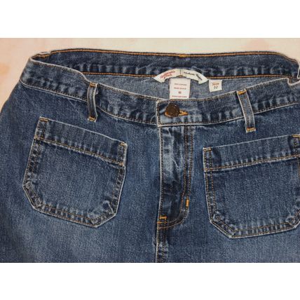 Womens Abercrombie Fitch Jean Skirt 10 32 Waist EUC Mini Blue Denim