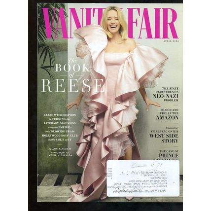 VANITY FAIR MAGAZINE APRIL 2020- REESE WITHERSPOON AND HER LITERARY OBSESSION