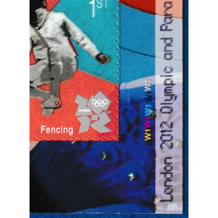 GB 2011 PM32 CYLINDER Olympic Sports Gymnastics/Fencing - Self Adhesive Booklet