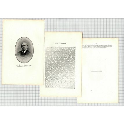 (6107) Mr John Edward Thorley Graham Scarborough Town Clerk - 1901 Article