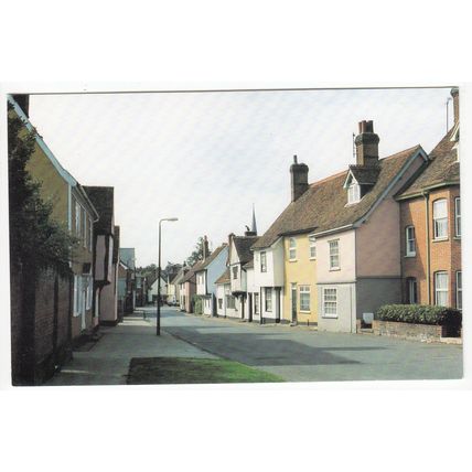 George Street looking East Hadleigh Suffolk Postcard