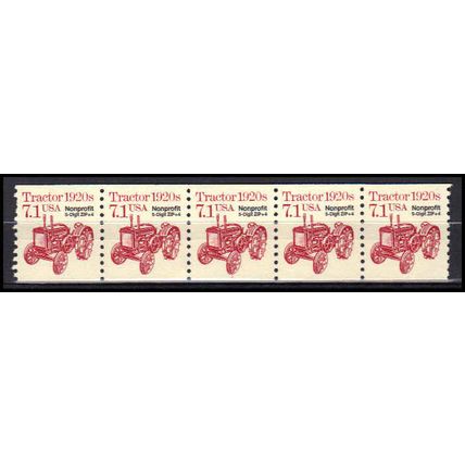 2127b 7.1c Tractor Very Fine MNH Dry Gum PNC 1/5 X0873