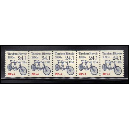 2266 24.1c Tandem Bicycle Very Fine MNH Dry Gum PNC 1/5 X1294