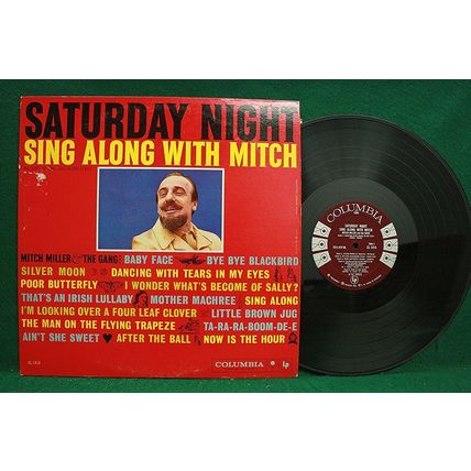 Mitch Miller & The Gang - Saturday Night Sing Along With Mitch - CL 1414 - NM